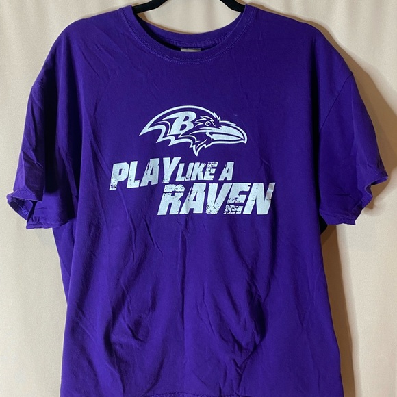 Baltimore Ravens - Play like a Raven - Mens T-shirt - XL - Picture 5 of 6